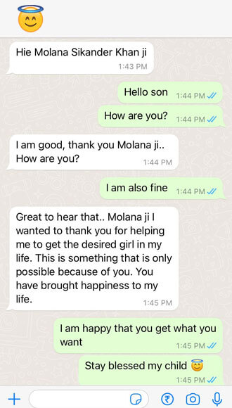 Whatsapp Testimonial